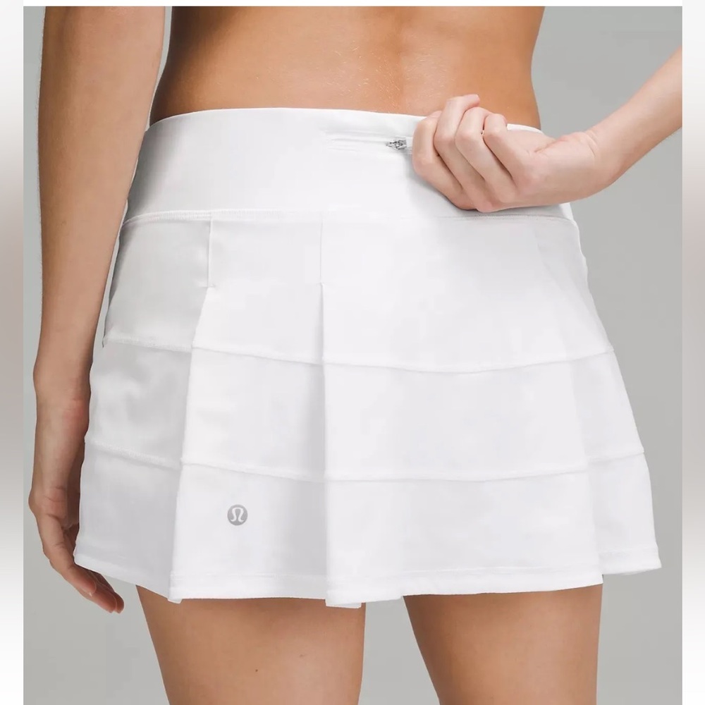 lululemon athletica White Tiered Tennis Skirt